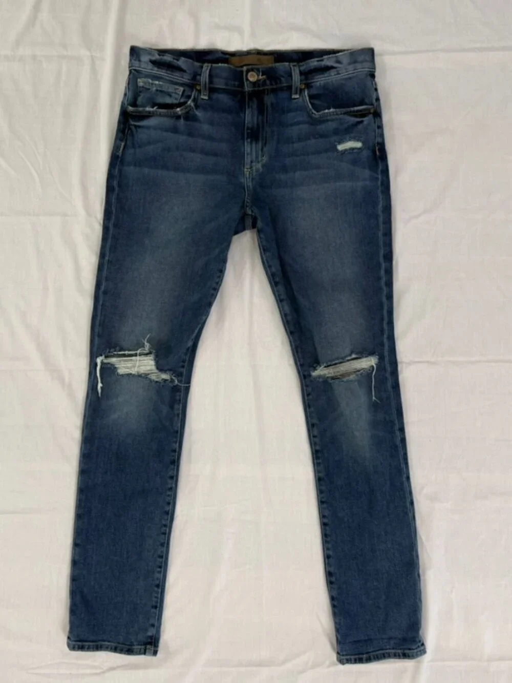 Joe’s Jeans Owen Slim Fit Distressed Men’s Blue Denim Jeans Size 33